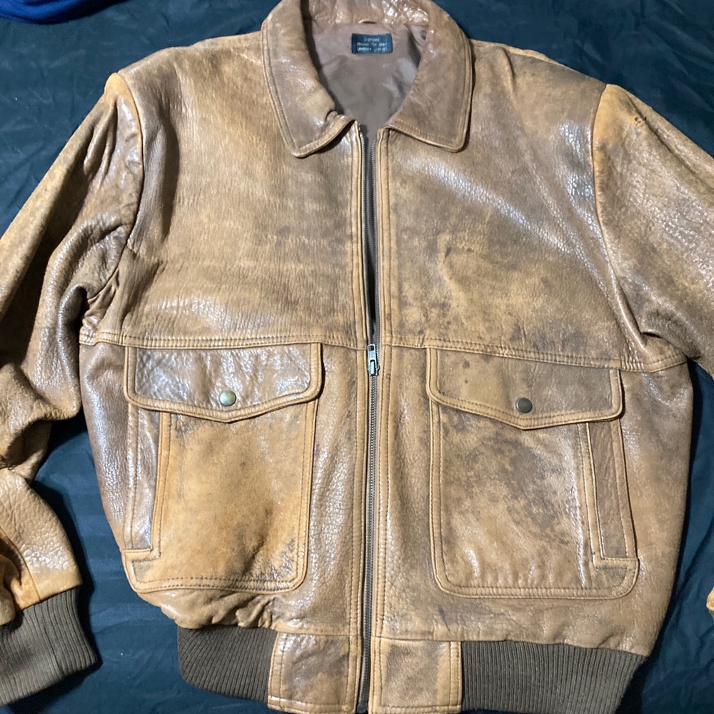 Lamb Leather Bomber Jacket